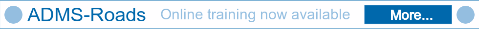 ADMS-Roads training